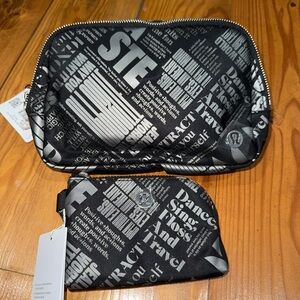 Lululemon belt bag and clippable pouch set